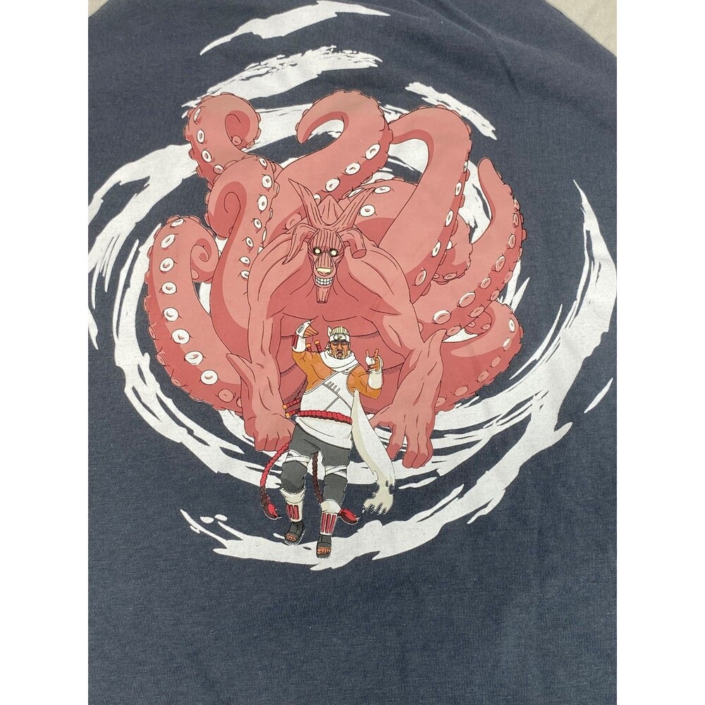 RARE Vintage Naruto Killer Bee/Eight Tailed Beast T-Shirt S Small~Y2K Anime